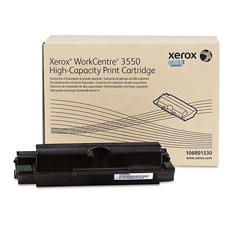 XEROX Toner Cartridge, 11000 Page, Black, Max. Page Yield: 11, 000 106R01530